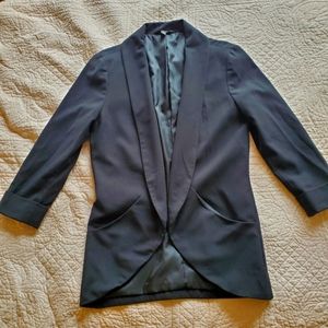 Banana Republic 3/4 sleeve open front blazer